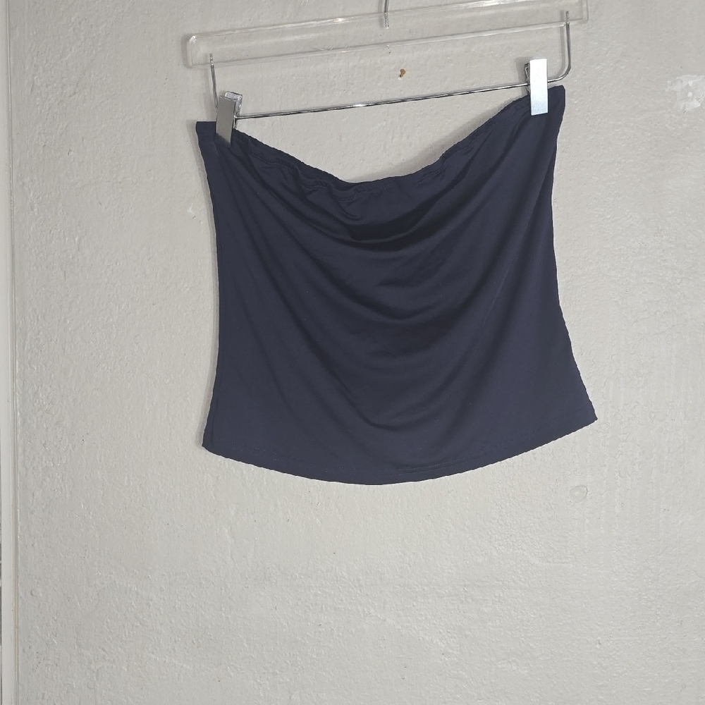 SHEIN Olive Green And Navy Blue Tall XL  Tube Top